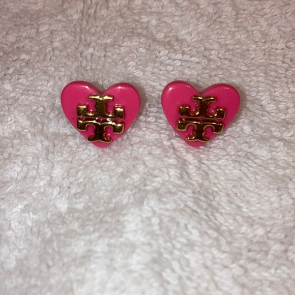 Tory Burch Jewelry - Tory Burch heart earrings